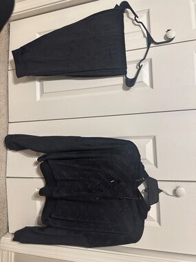 Juicy Couture Black Bomber Jacket with Matching Pants
